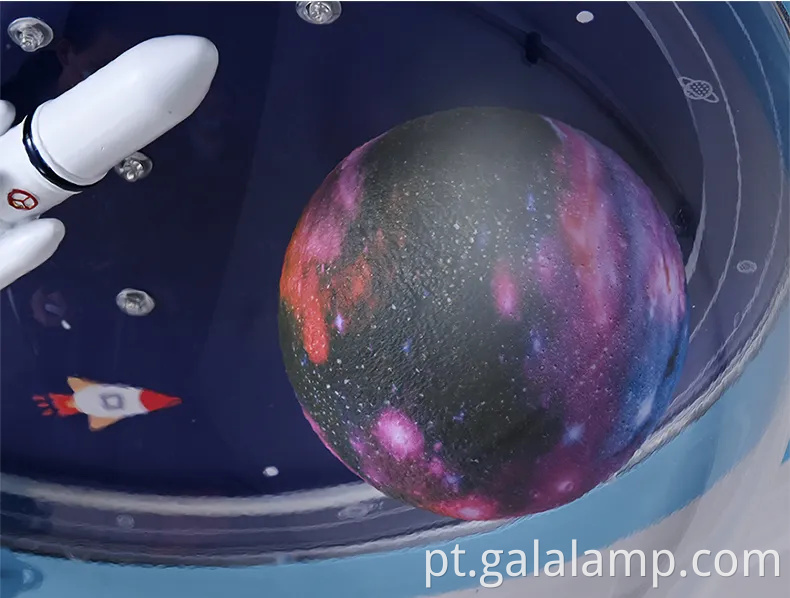 Luz de teto de foguete espacial exclusivo para meninos 'quartos